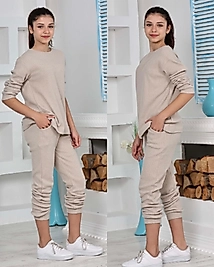 Garson harika pijama takim şardonlu fitili interlok