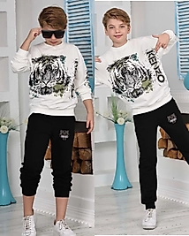 Harika garson takım iki iplik kompakt penye