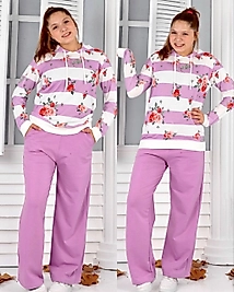 GÜLLÜ DESENLİ GARSON TAKIM