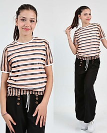 Harika model Yazlık kız garson takım